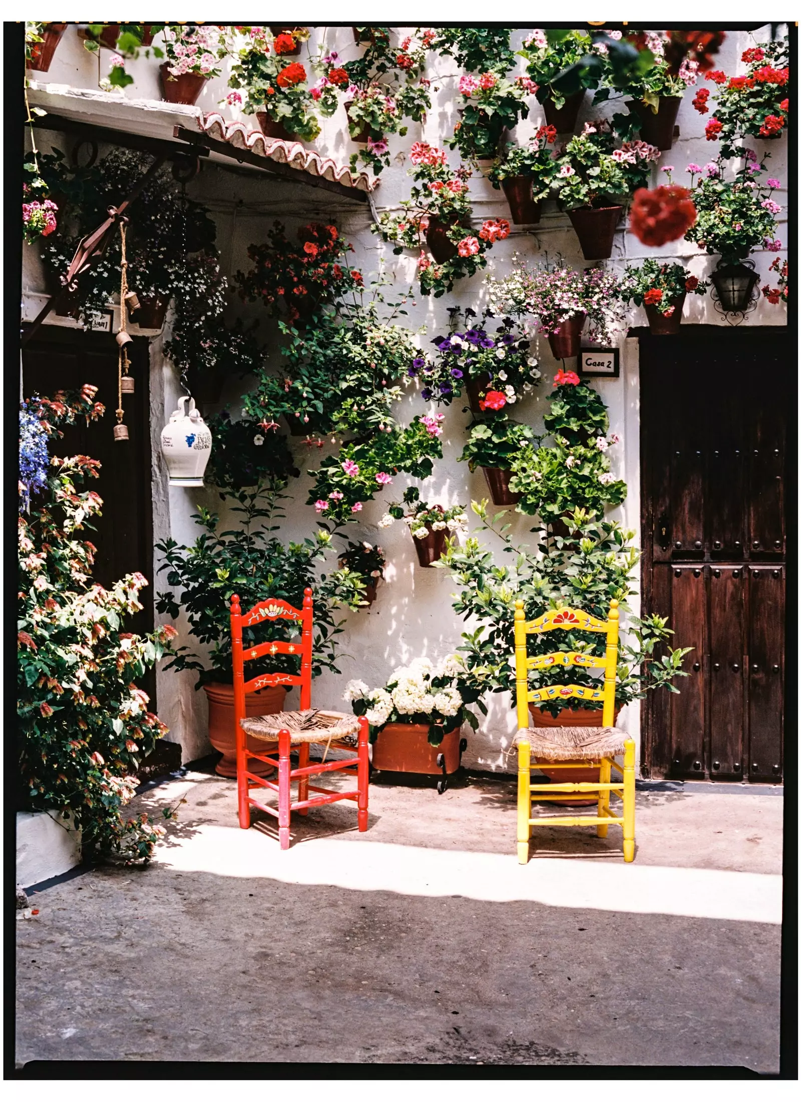 Binnenplaats van de wijk San Basilio in Córdoba.