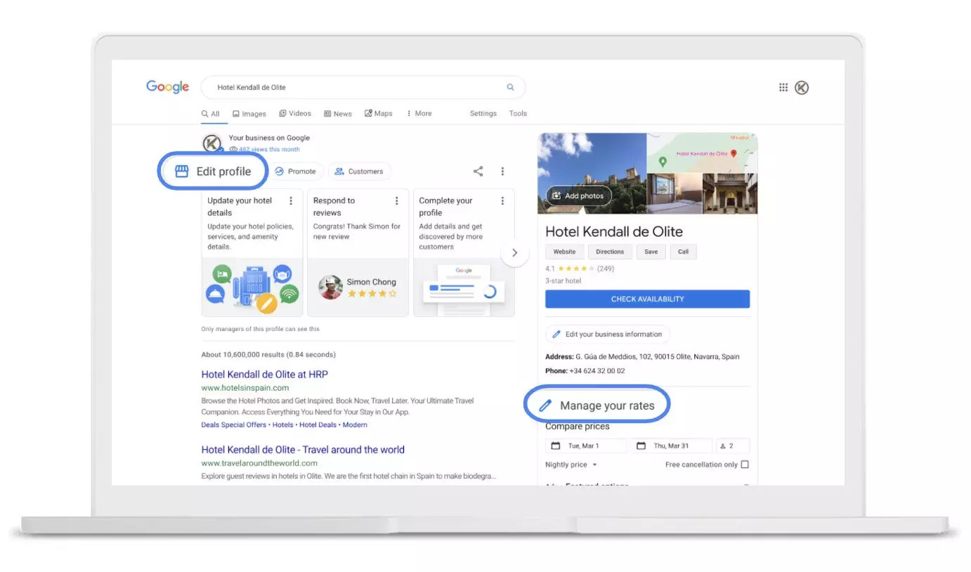 Google Tools fir Hoteler z'ënnerstëtzen