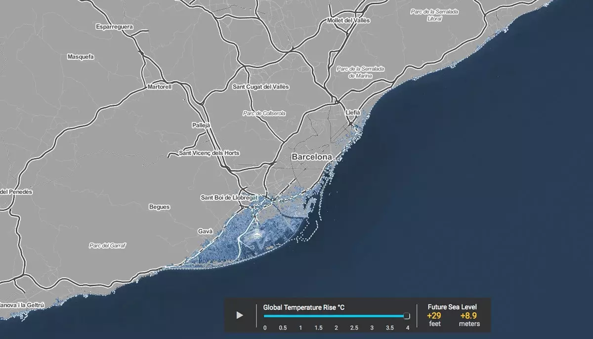 Mapa koja pokazuje koji bi gradovi na svijetu nestali s porastom nivoa mora