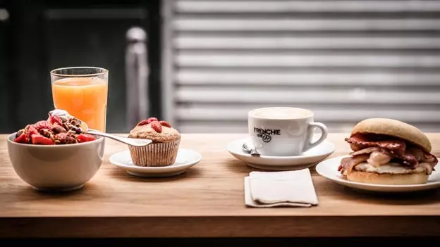 Paris'te fast food bir kısmı