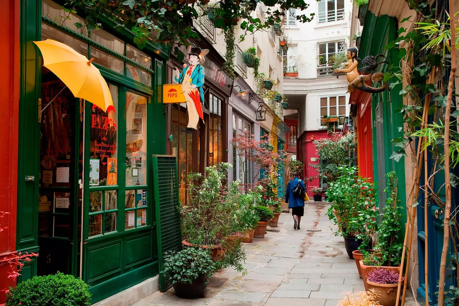 Passage de L'Ancre no bairro Arts et Mtiers