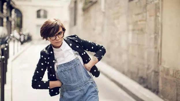 Vélmennismynd af hipster 'à la française'