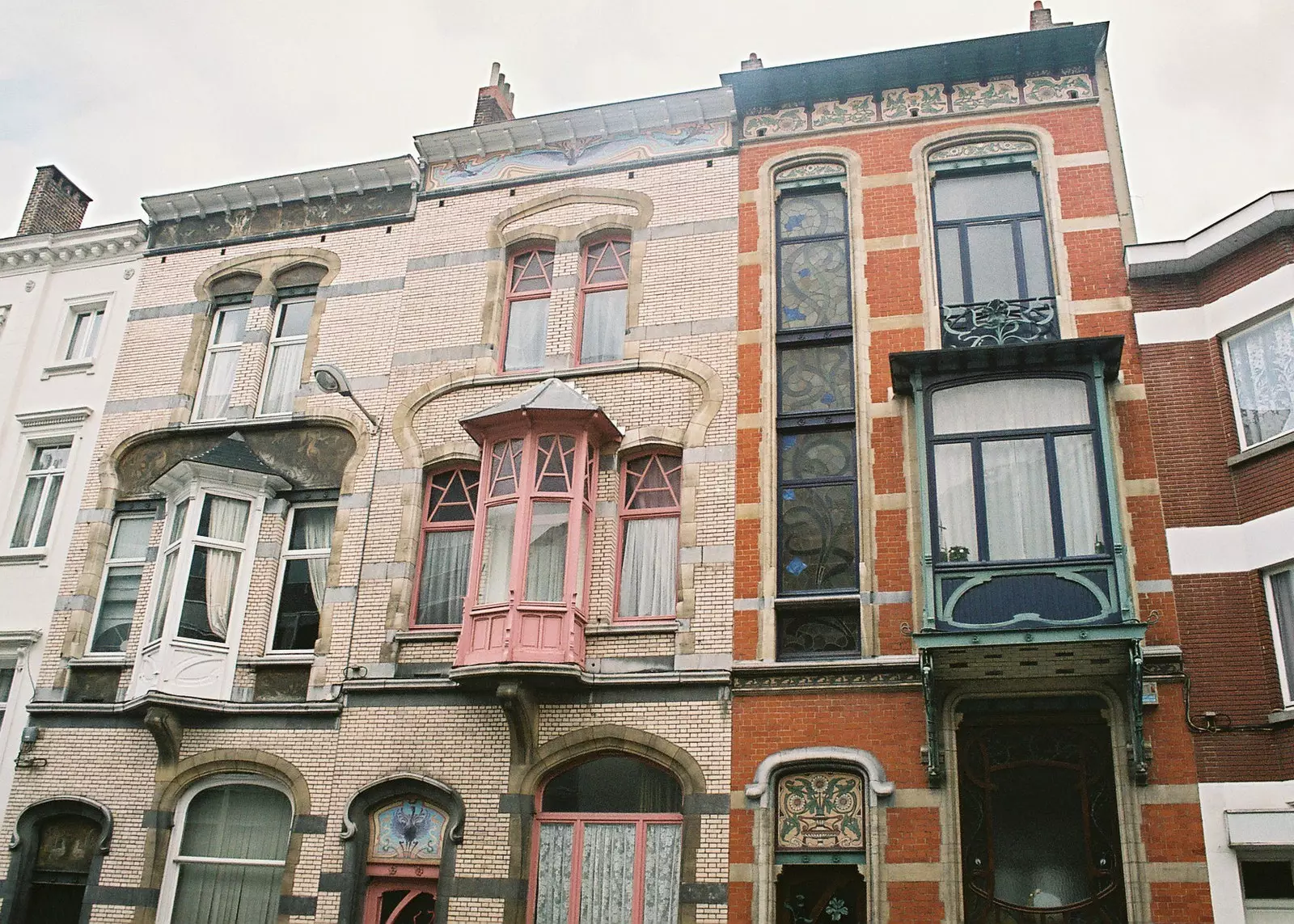 Art Nouveau buildings in Brussels.