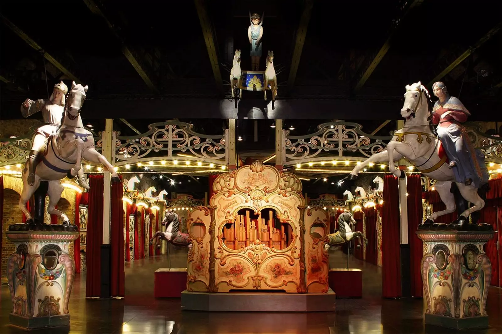 A Musée des Arts Forains Paris bejárata.