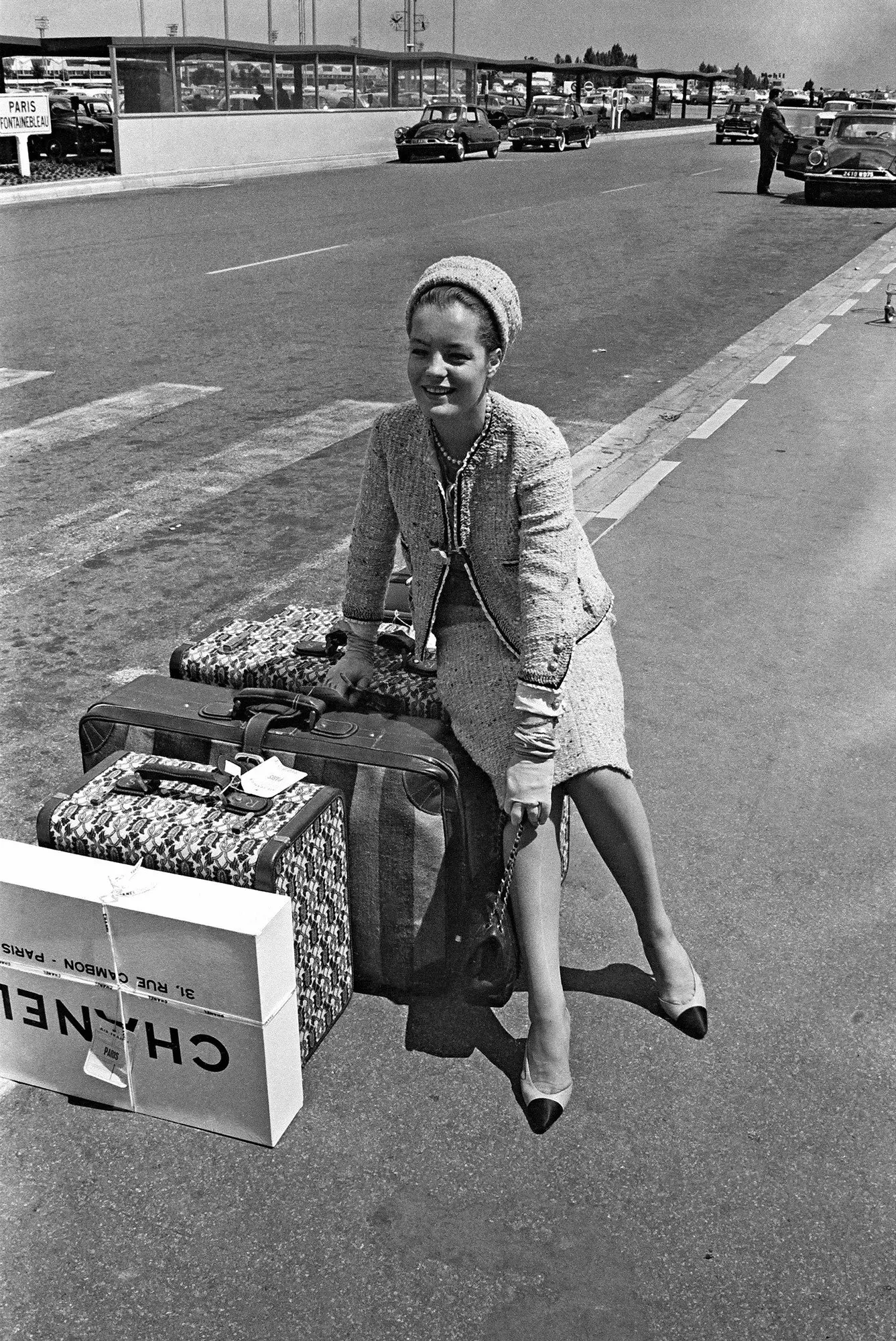 Romy Schneider in Paris in 1962