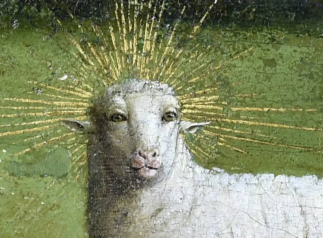 Nýtt andlit Van Eycks 'Mystic Lamb'