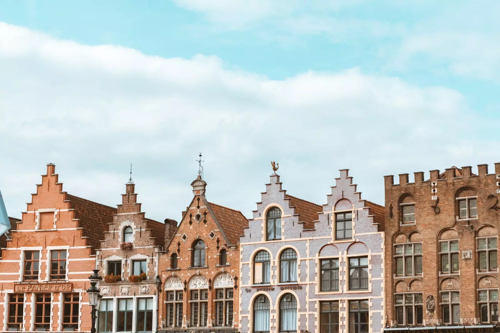 The classic Belgian houses in Ghent