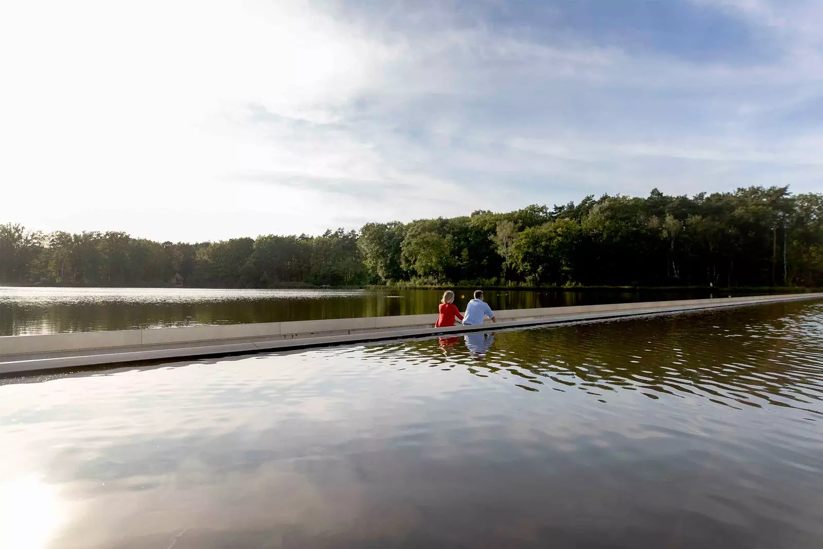 kolesarska pot belgija limburg jezero bokrijk