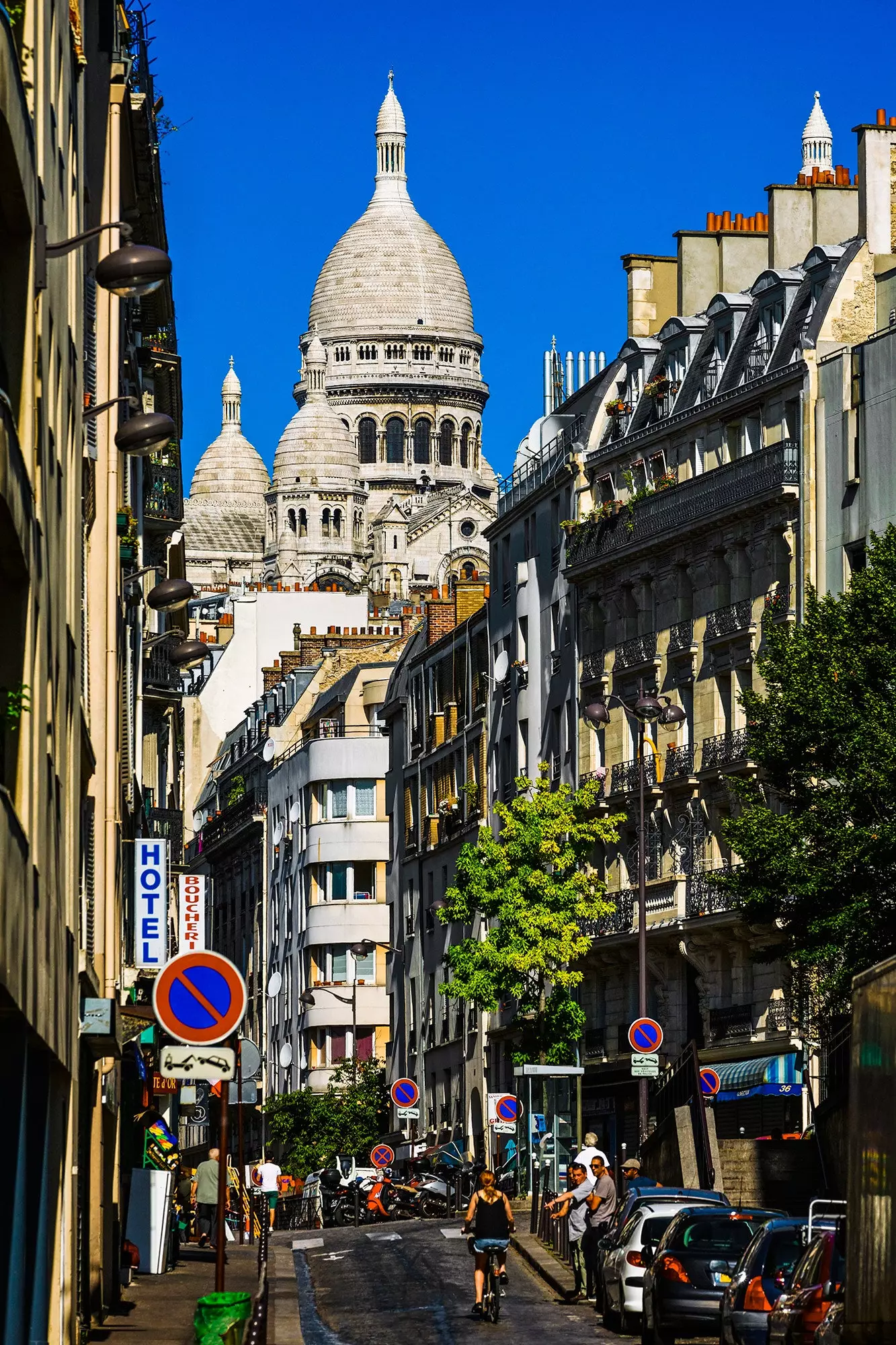 Goutte d'Or-distriktet i Paris Frankrike