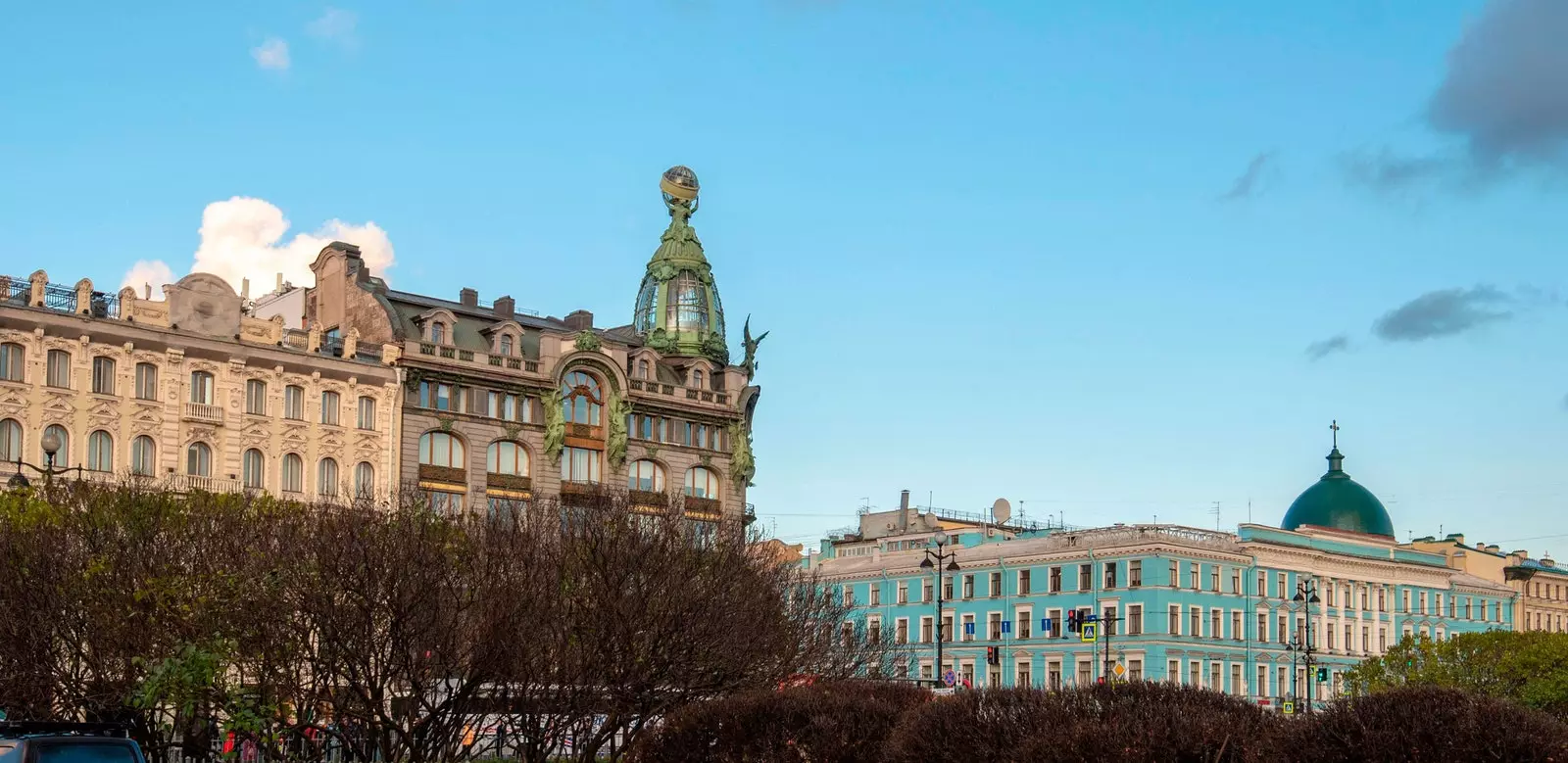 Vista de l'Avinguda Nevski a Sant Petersburg