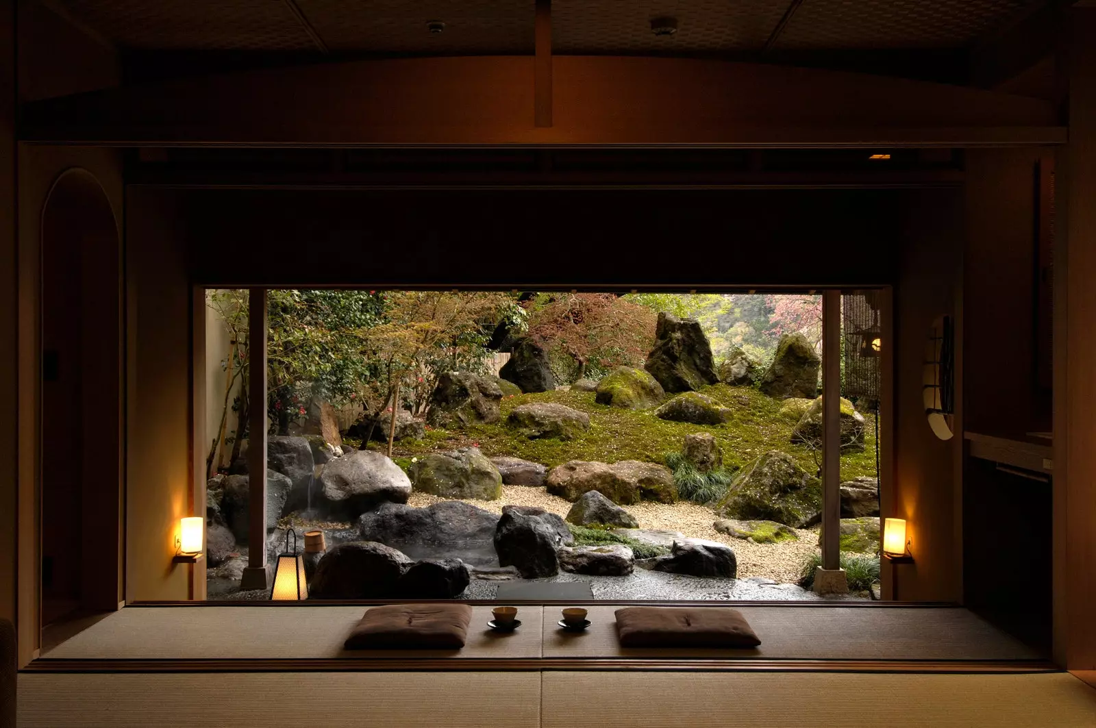 Den einfachen Luxus vun engem Ryokan