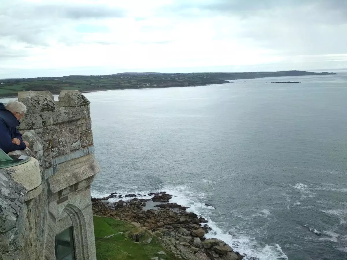 Battlements kastali Cornwall