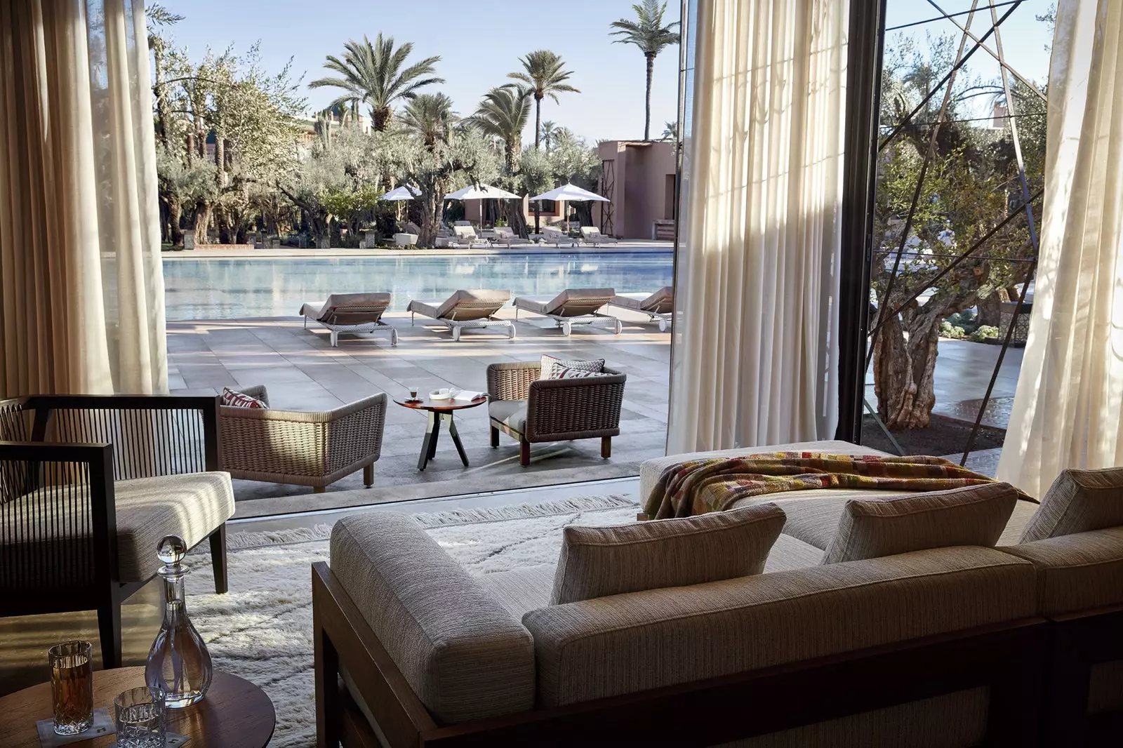 Swimming pool Royal Mansour Marrakesh