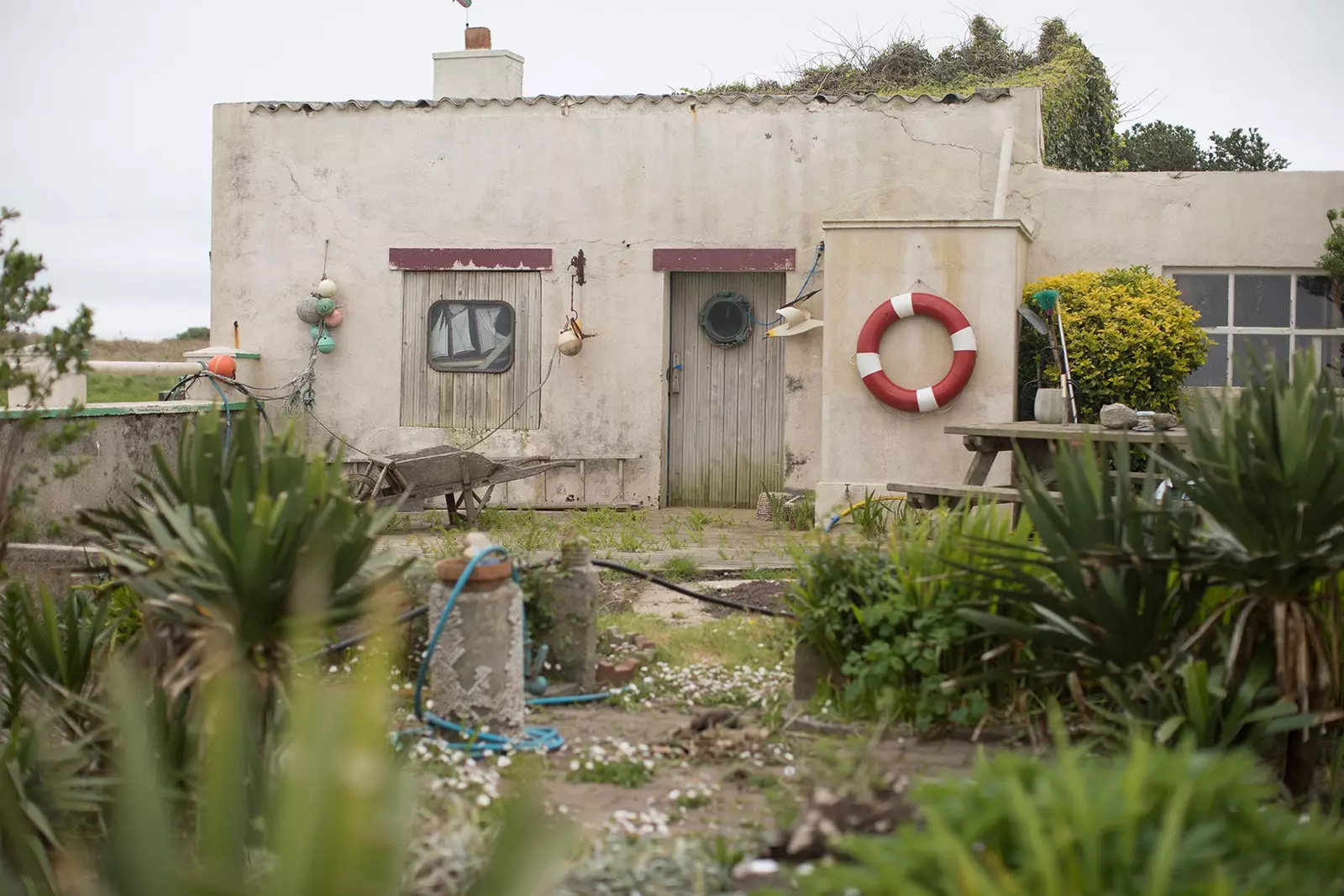 Seafaring Haus op der Insel vun Ouessant