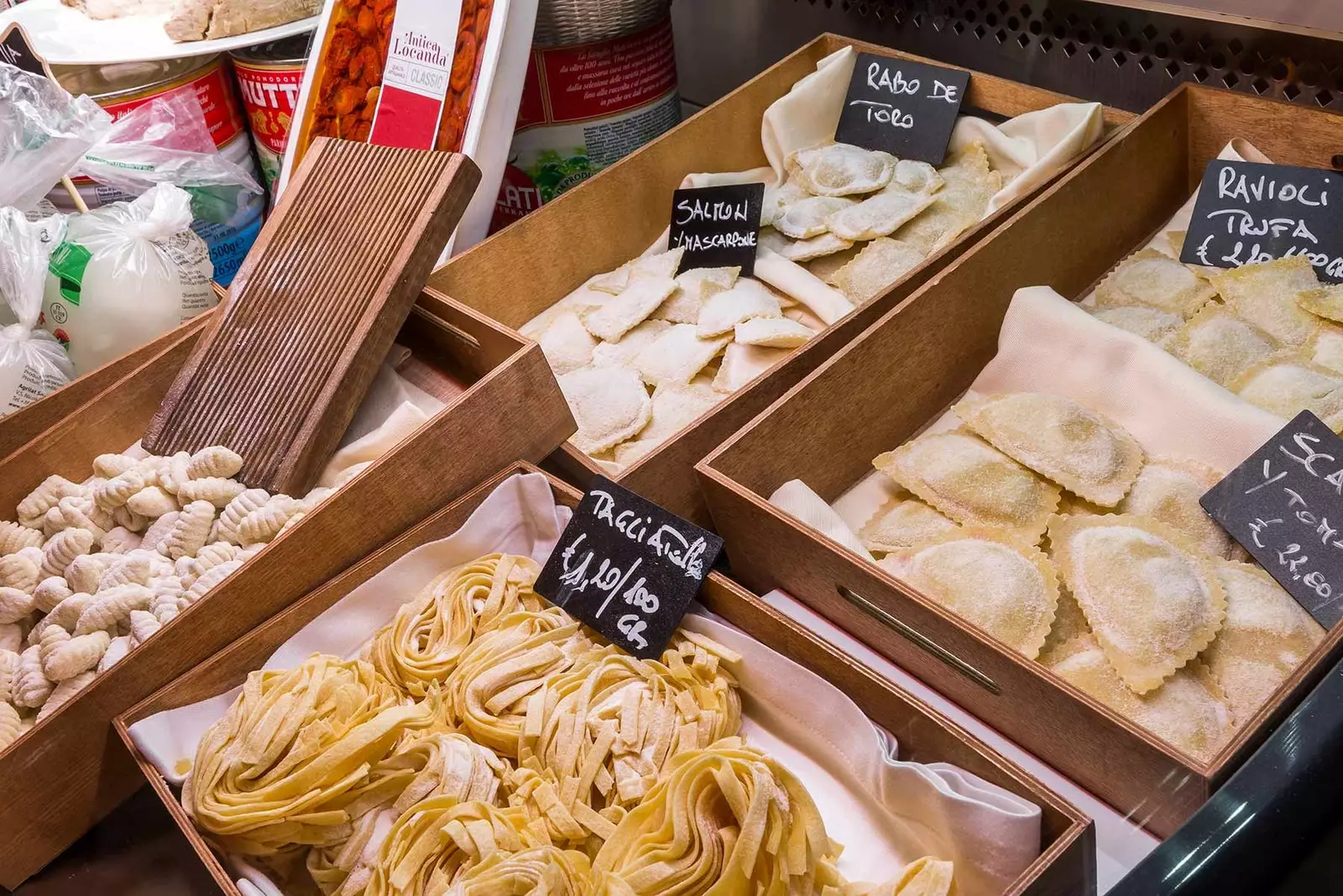 Tu Pasta, das Ladenrestaurant für frische Nudeln, das wir brauchten!