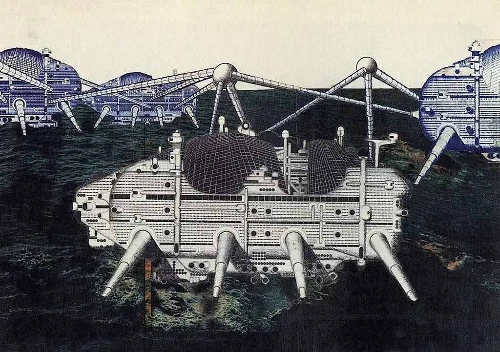 «Шагающий город» Рона Херрона (Archigram, 1964)