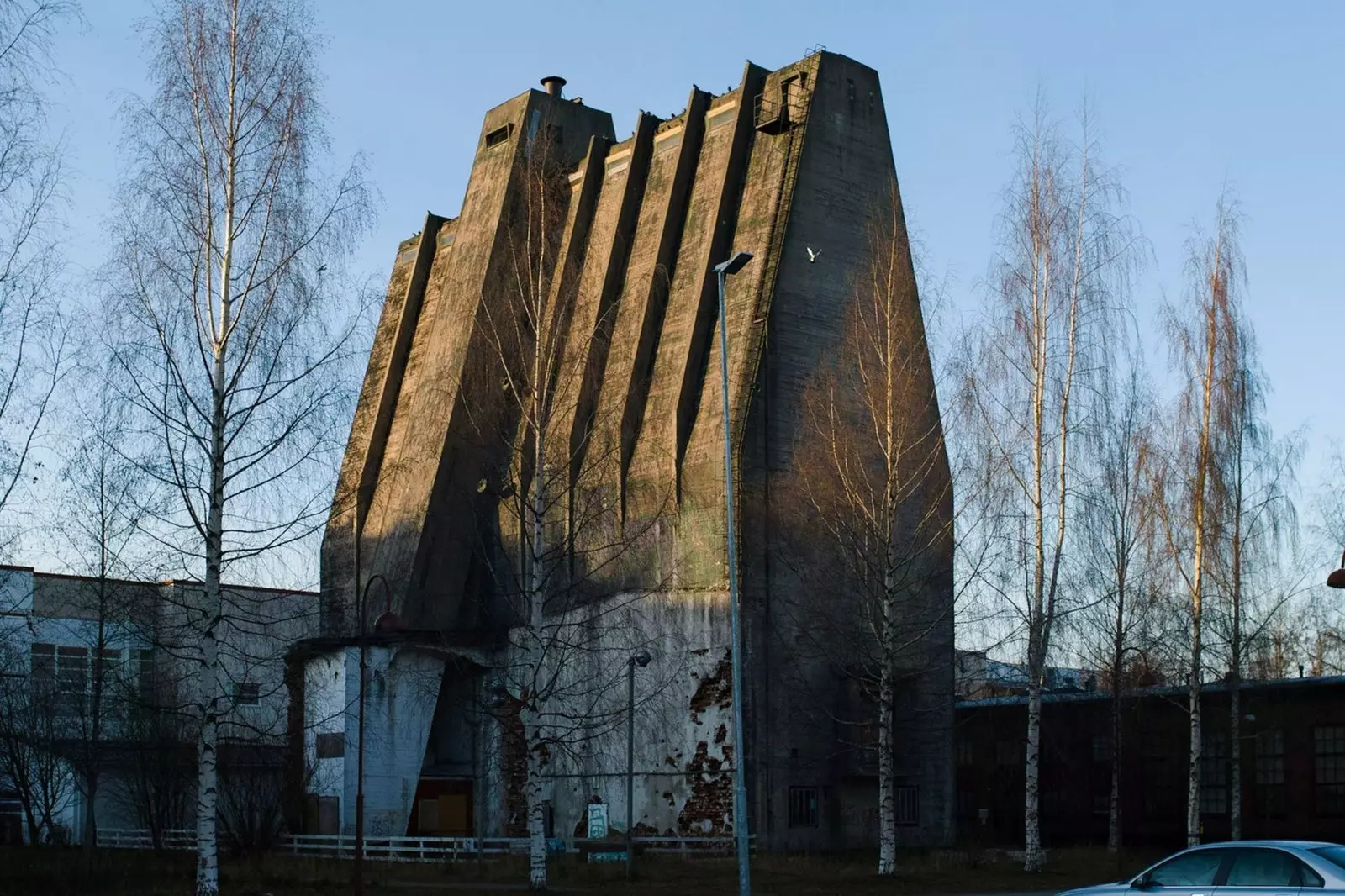 Dem Alvar Aalto säi Silo an der finnescher Stad Oulu