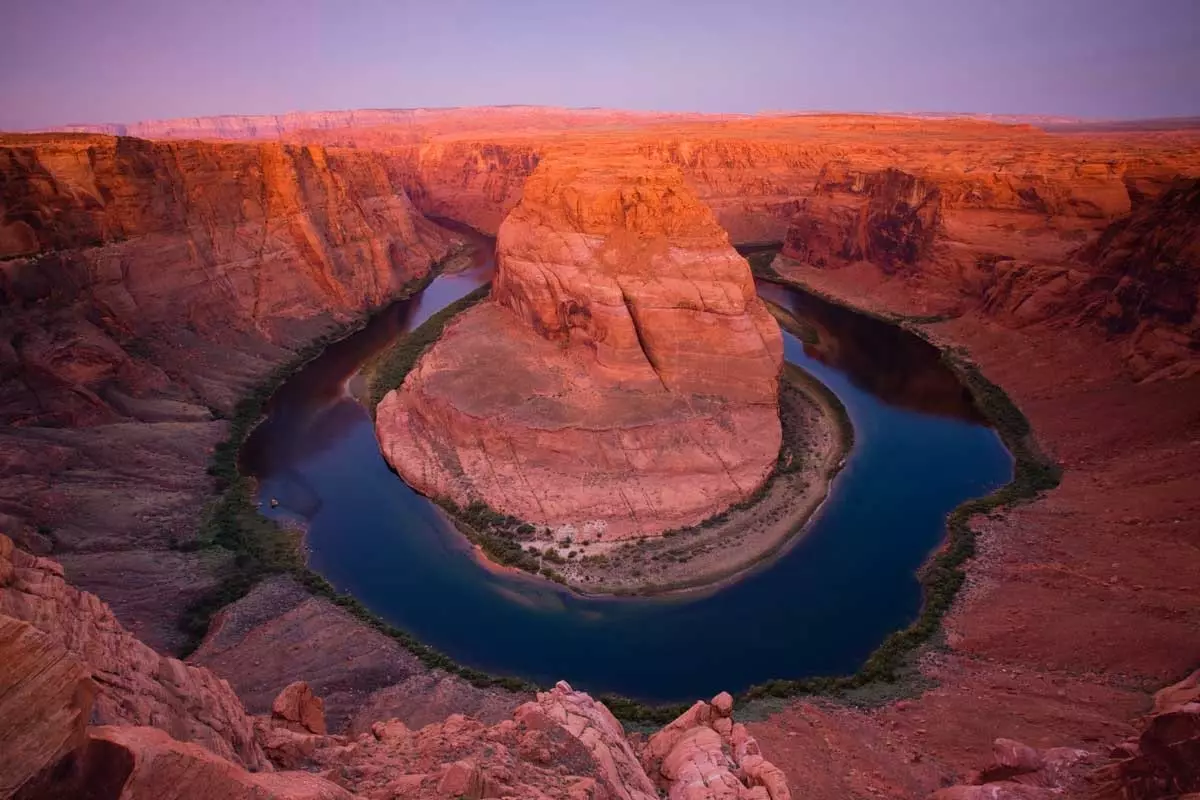 La grande boucle du fleuve Colorado