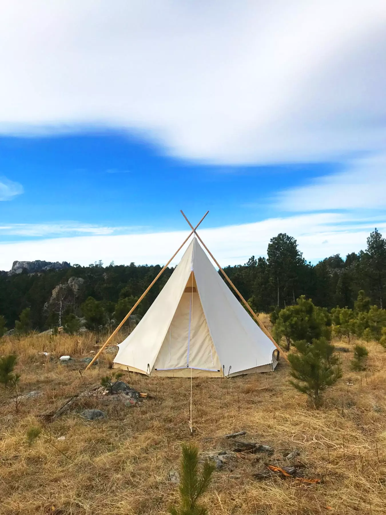 Fir déi Kleng am Haus en Tipi