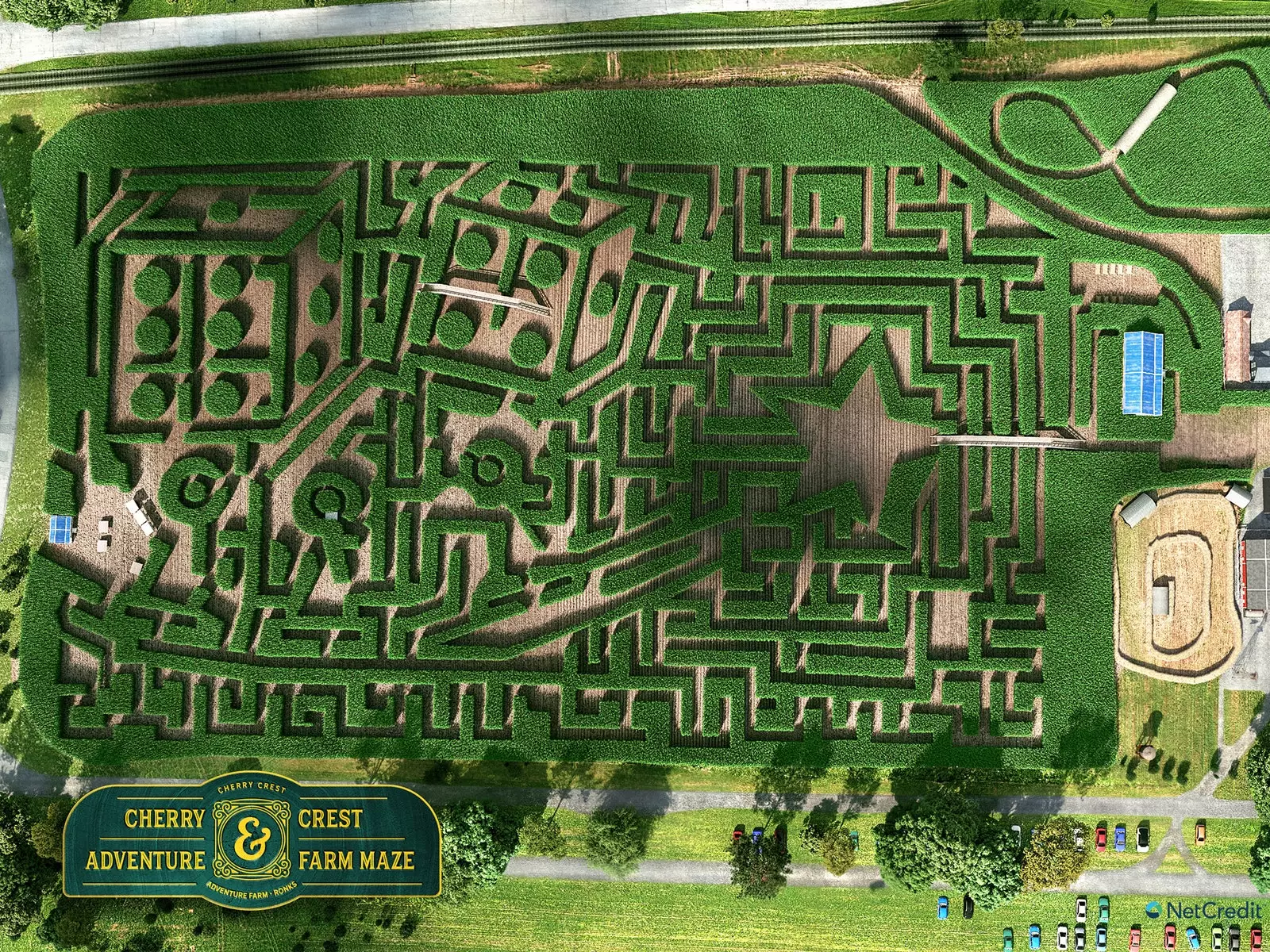 Cherry Crest Adventure Farm Maze ZDA