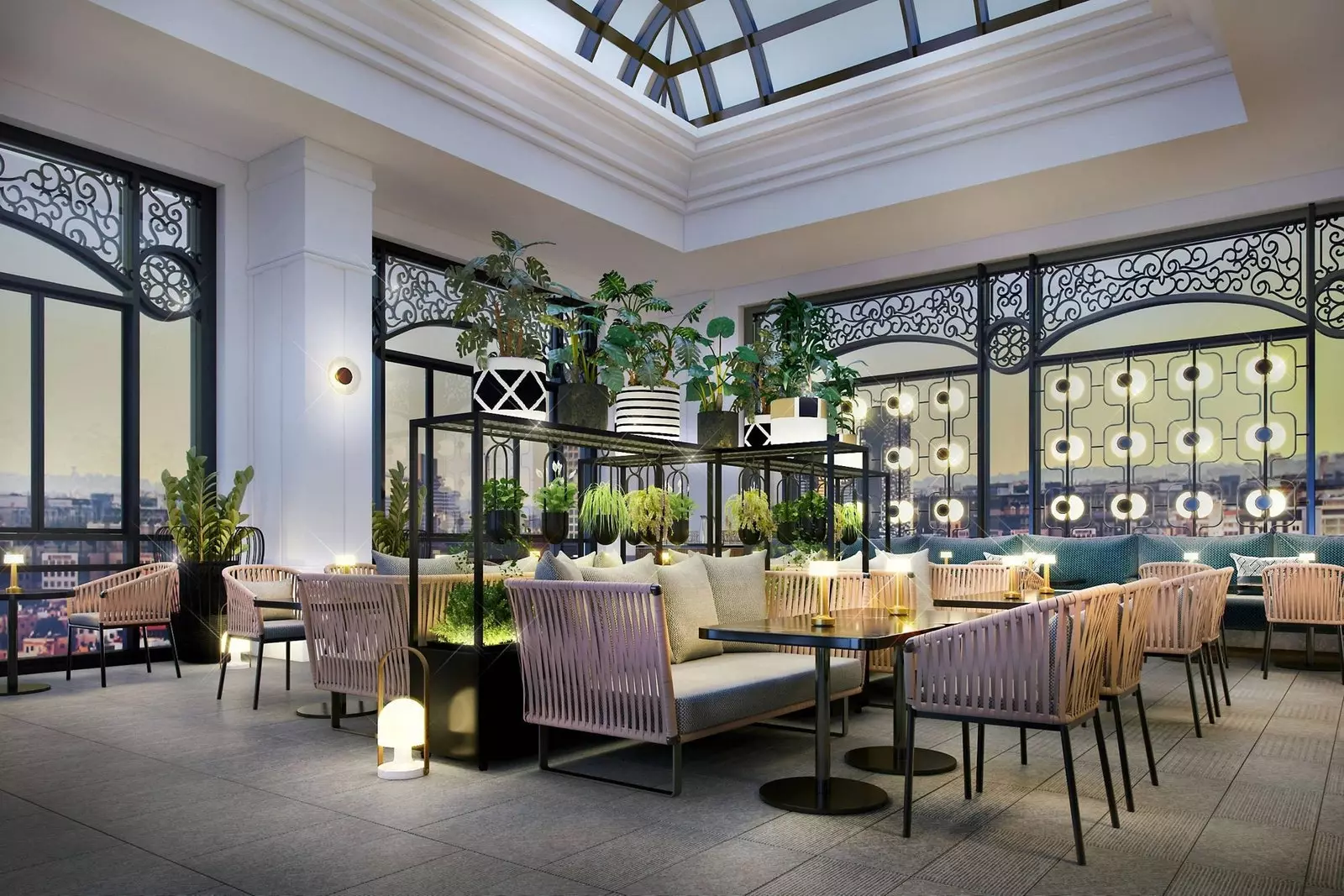 The RitzCarlton Amman의 새로운 플래그십 레스토랑인 Roberto's입니다.