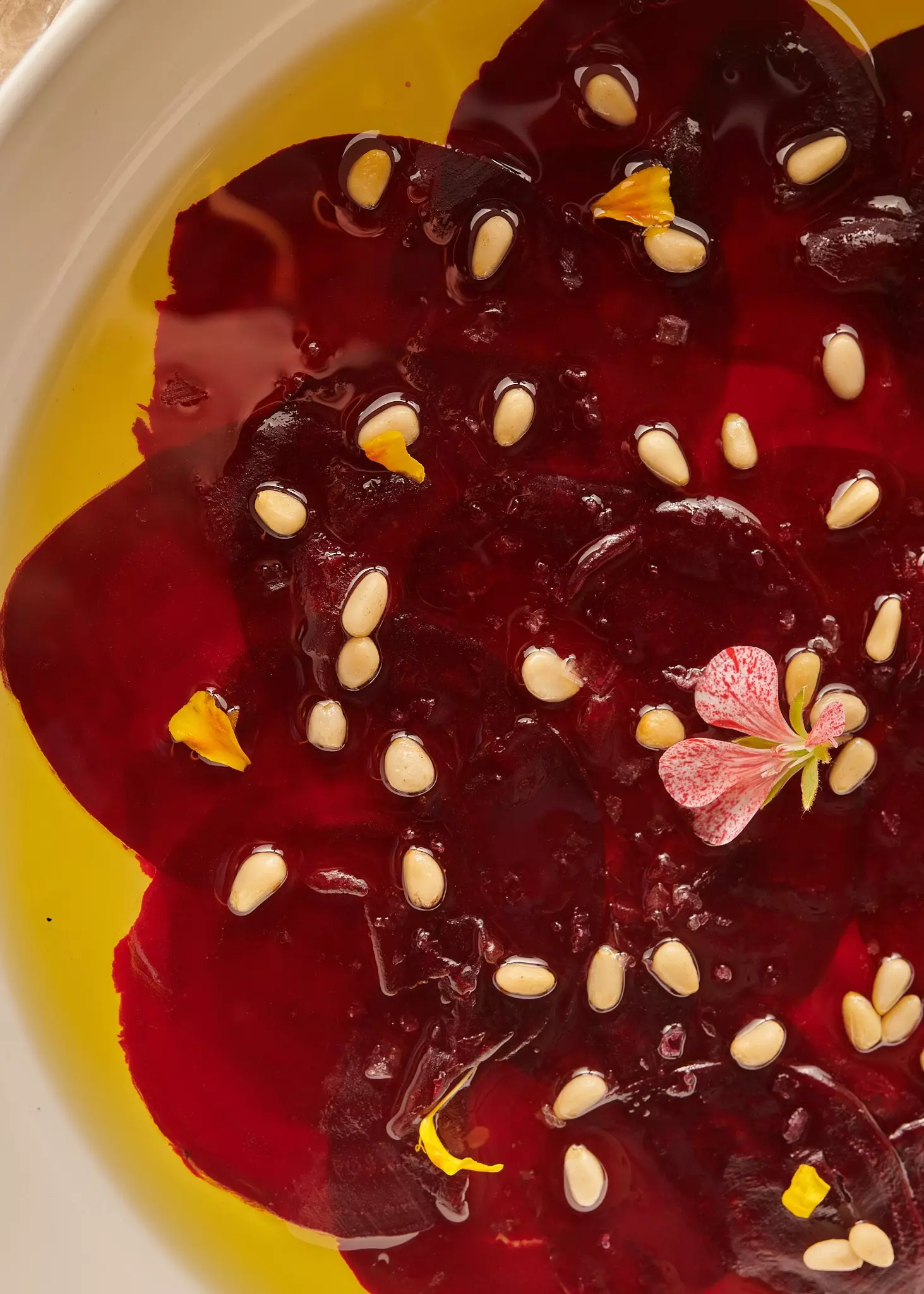 Beetroot carpaccio Bugao աղով