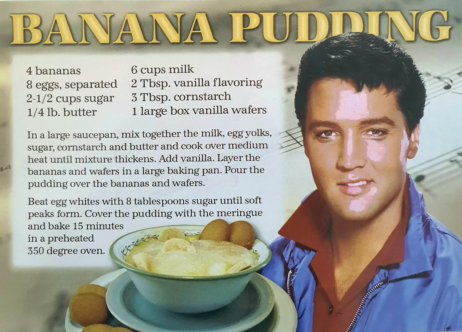 Le ricette di Elvis Presley