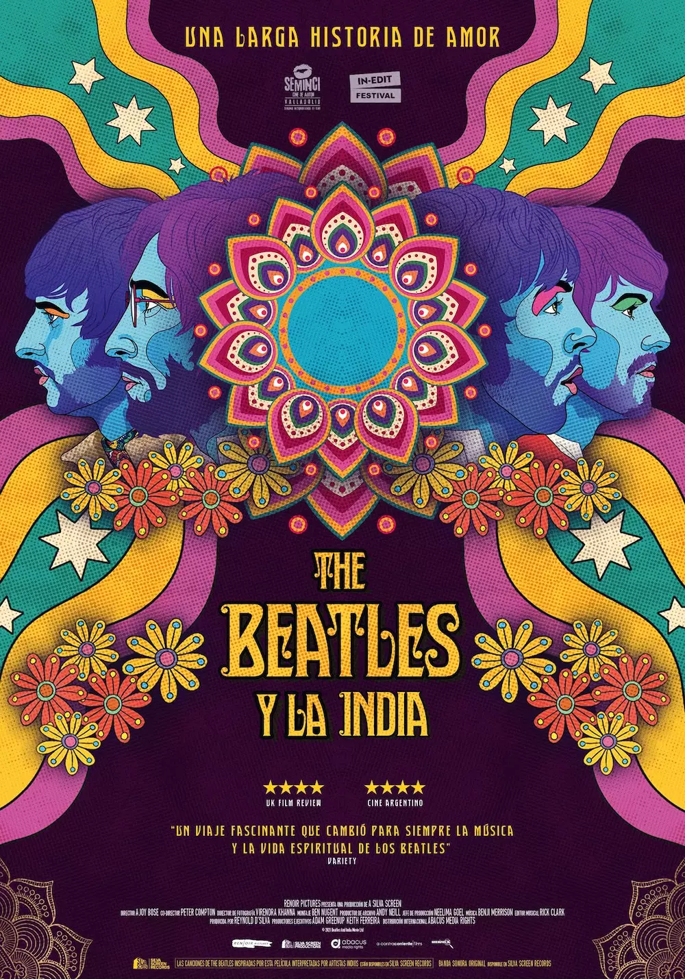 'The Beatles and India' i biografen 1. april.