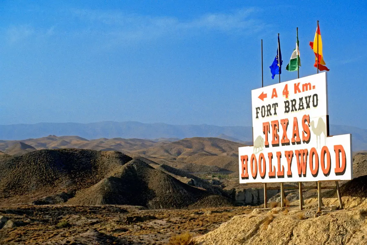 Starring in a western in the Tabernas desert