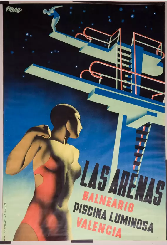 Poster oleh Josep Renau di Museu Nacional d'Art de Catalunya