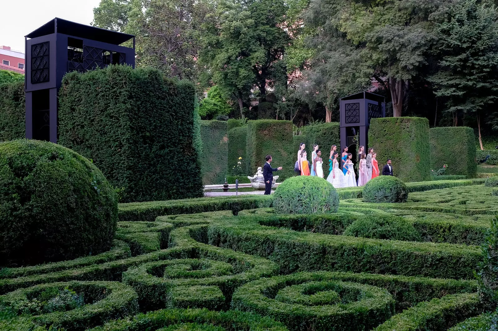 Cartier va celebrar la nova col·lecció d'alta joieria 'Beauts du Monde als Jardins del Palau de Llíria de Madrid.