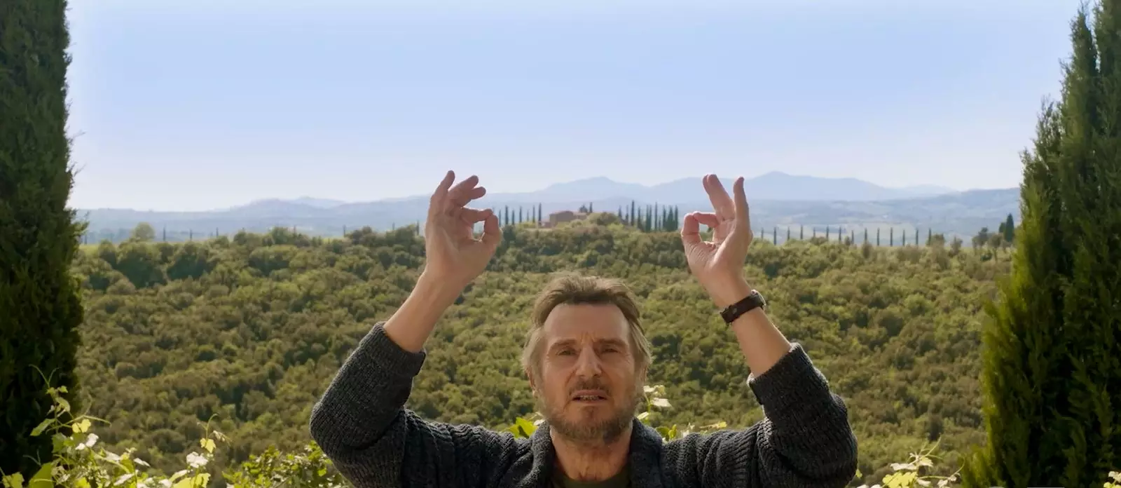 Liam Neeson in A Villa sa Toscáin