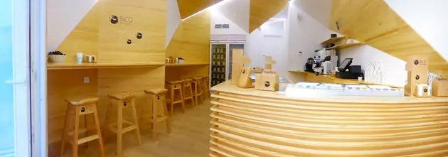 Este é o interior da melhor sorveteria de Madri