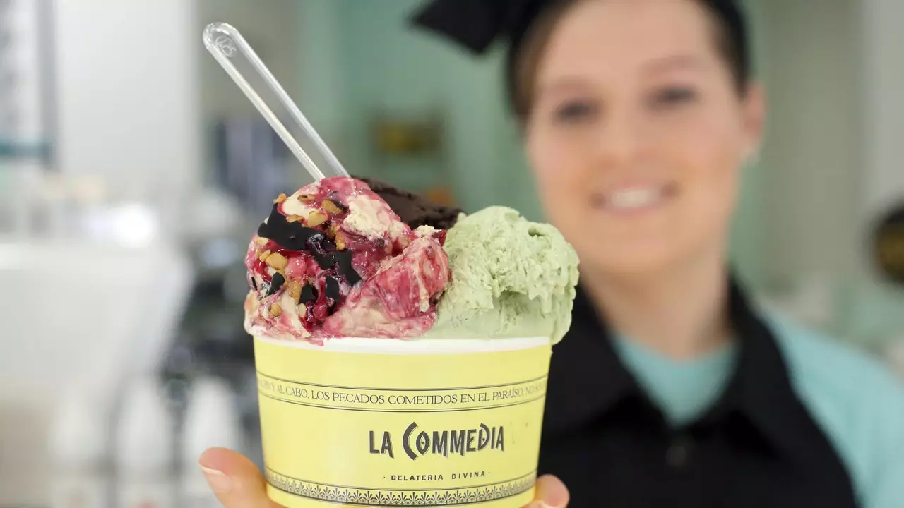 La Commedia, dat neit Paradäis vun der italienescher Glace zu Madrid