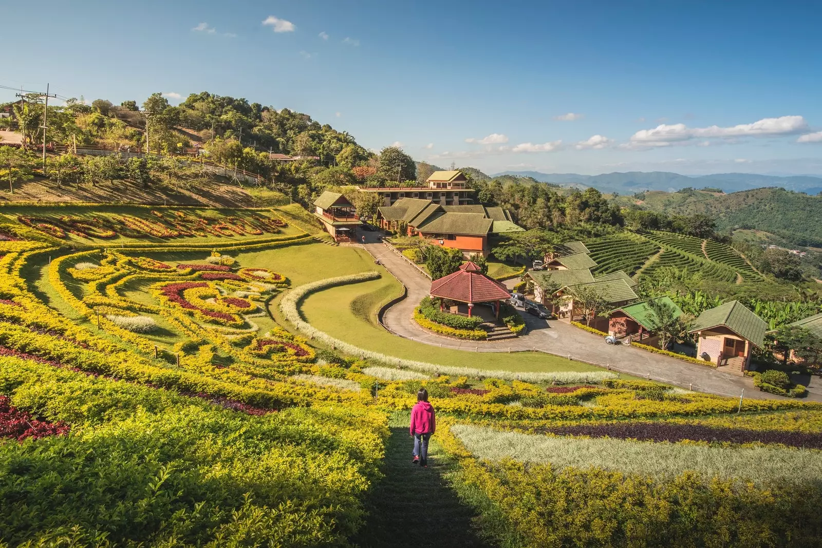 Mae Salong thajské mesto, kde sa pestuje čaj a hovorí sa čínsky