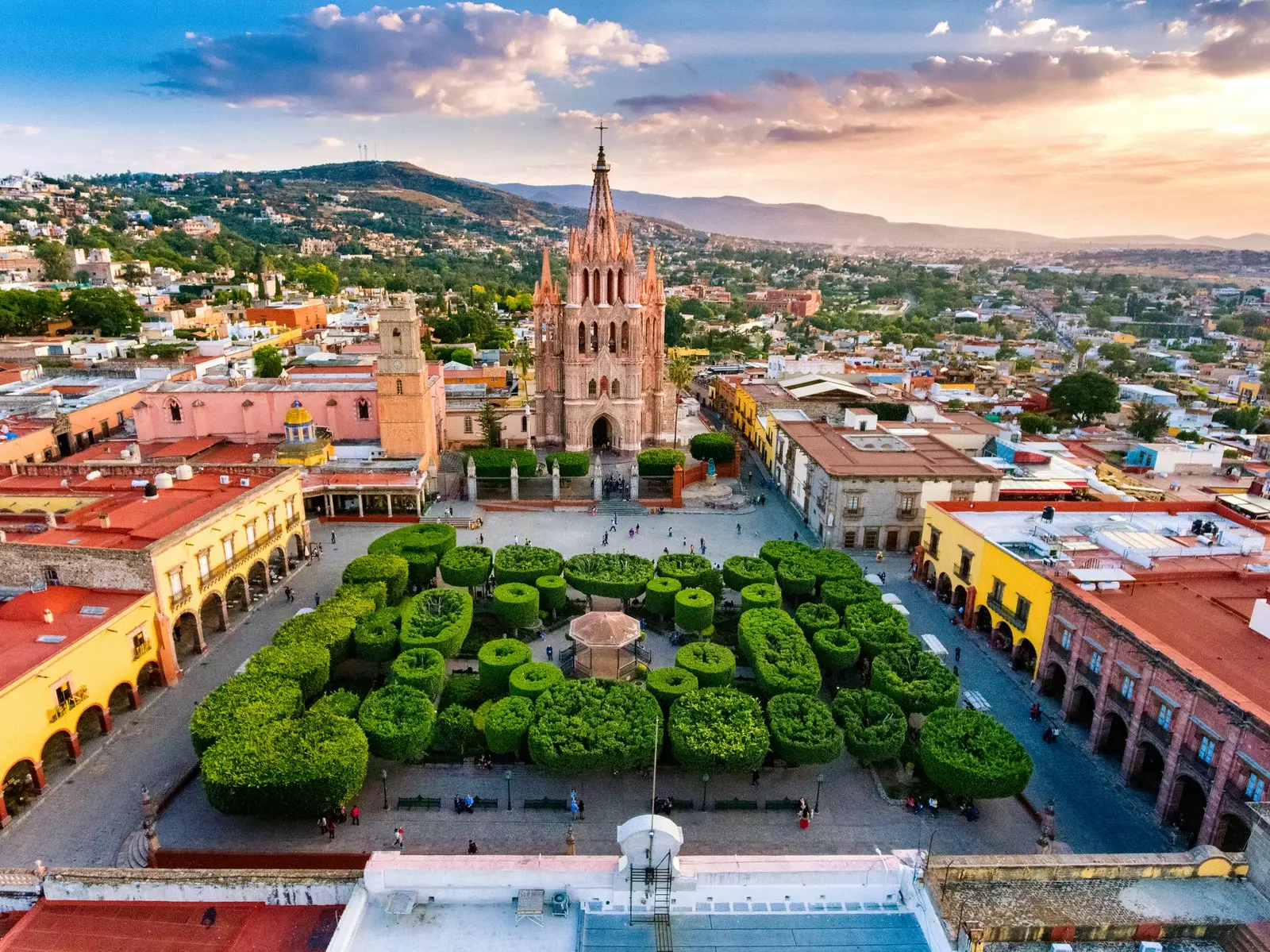 Pogled iz zraka na San Miguel de Allende