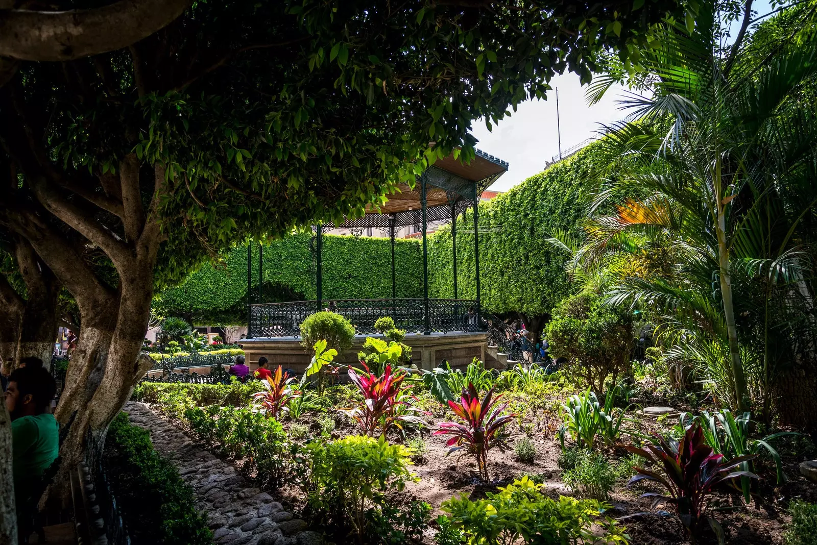 Garden of the Union of Guanajuato.