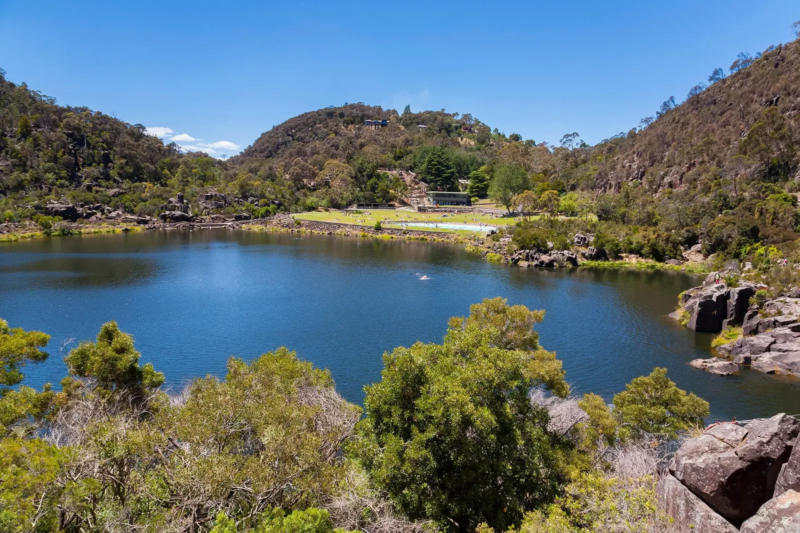 Močvara George Cataract u Launcestonu, Tasmanija, Australija