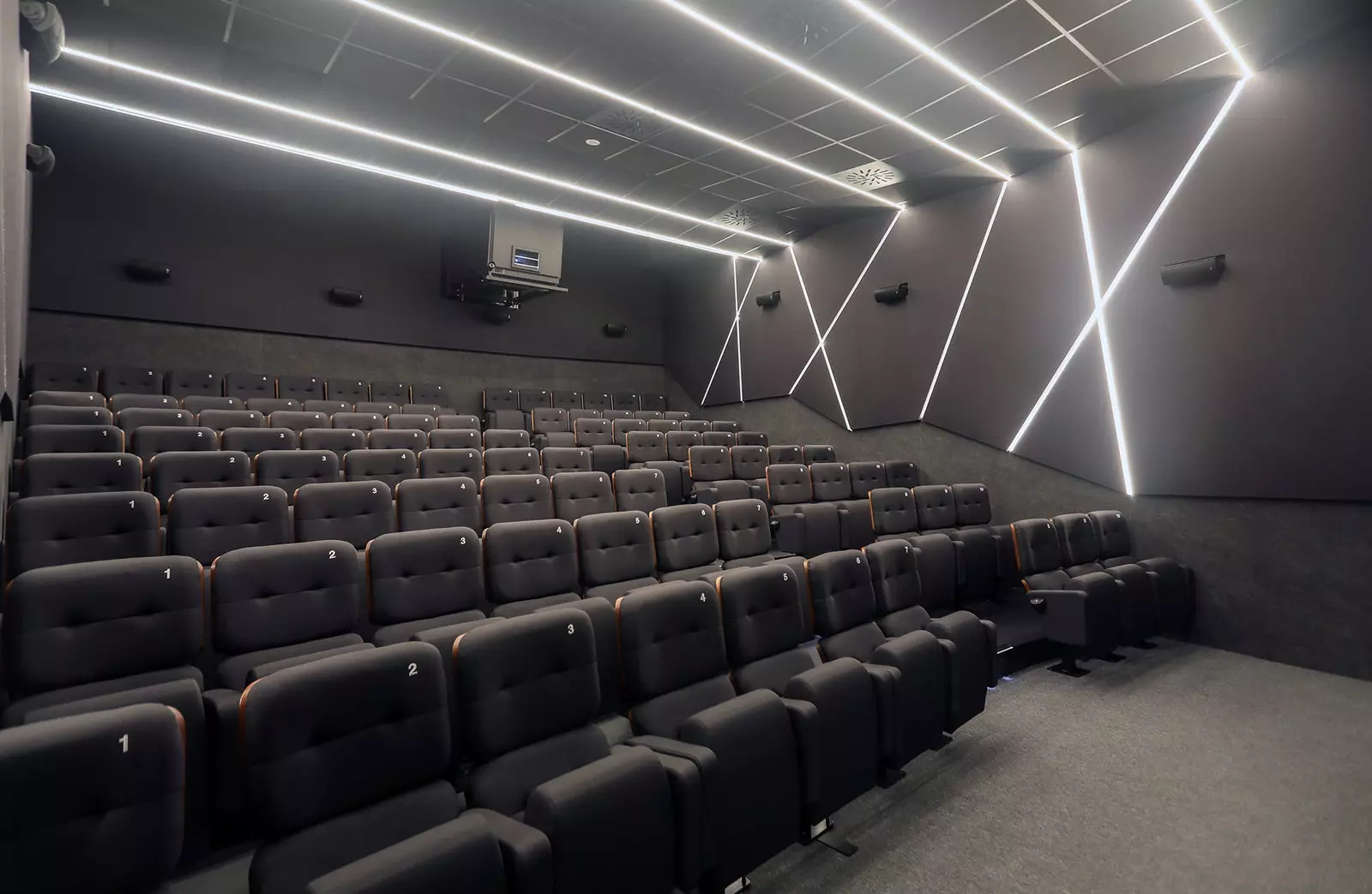 À l'intérieur de la salle des ambassadeurs des cinémas