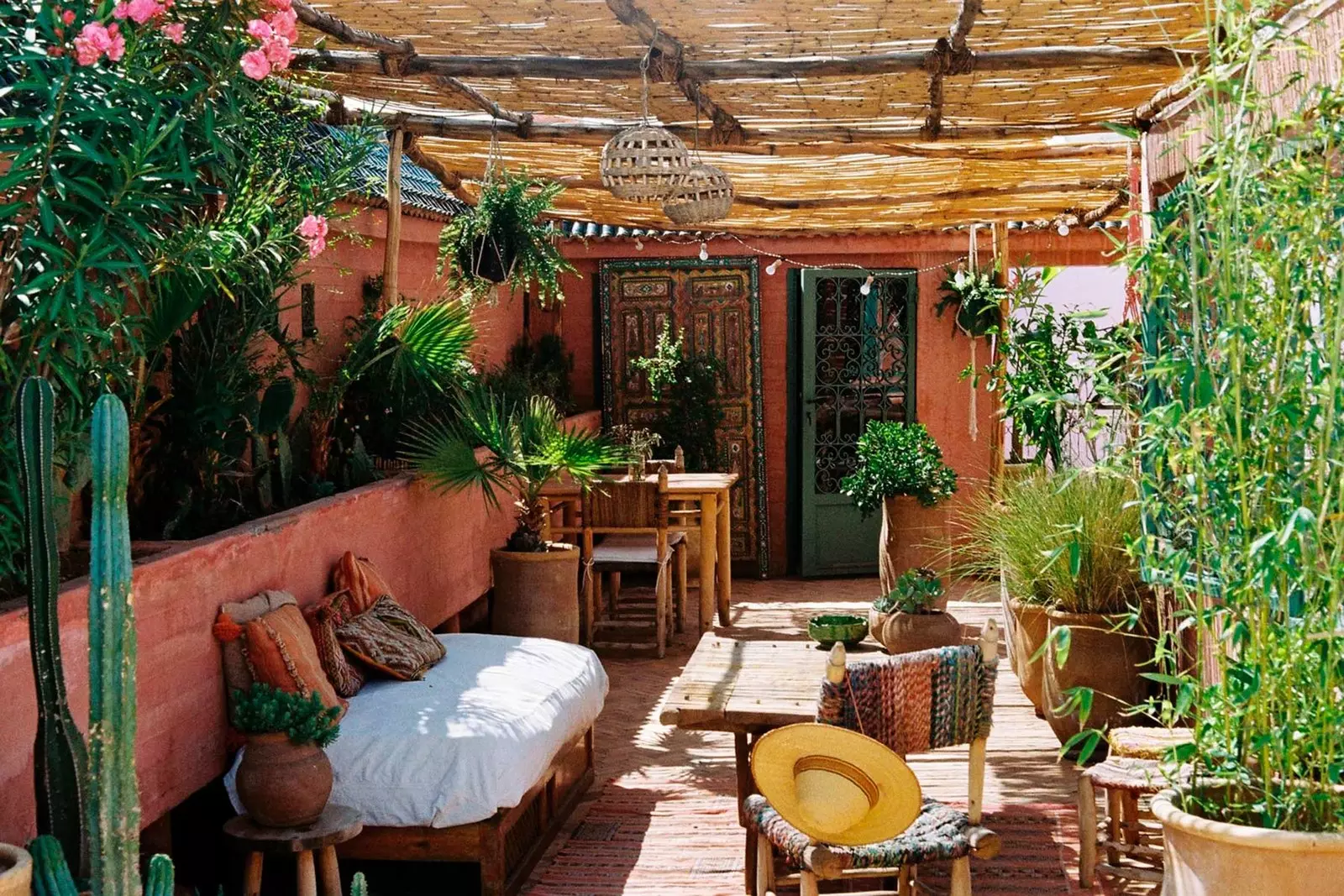 Sân thượng của Jardin Secret Riad