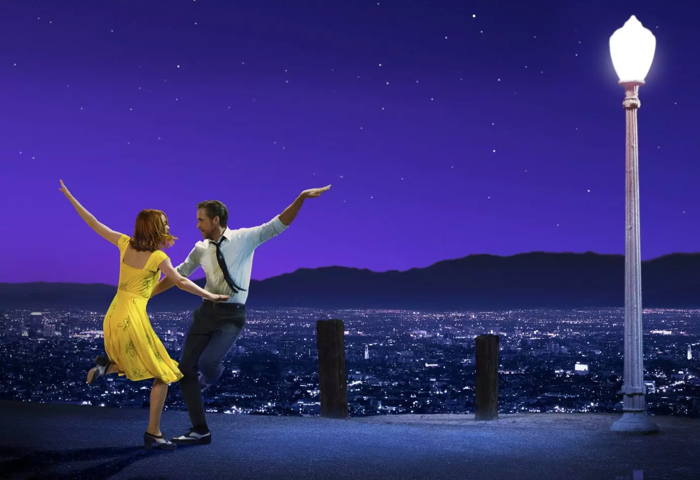 La La Land pevski zemljevid Los Angelesa