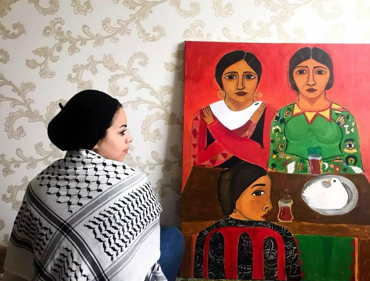 Palestiina kunstnik Malak Mattar.