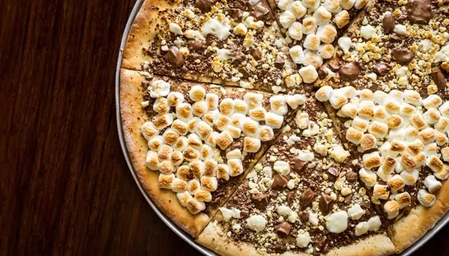 La pizza al cioccolato di Max Brenner