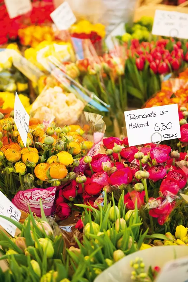 Blomstermarked i Rotterdam