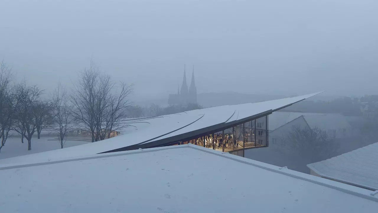 Kengo Kuma proiectează o bibliotecă în Norvegia care este pură poezie