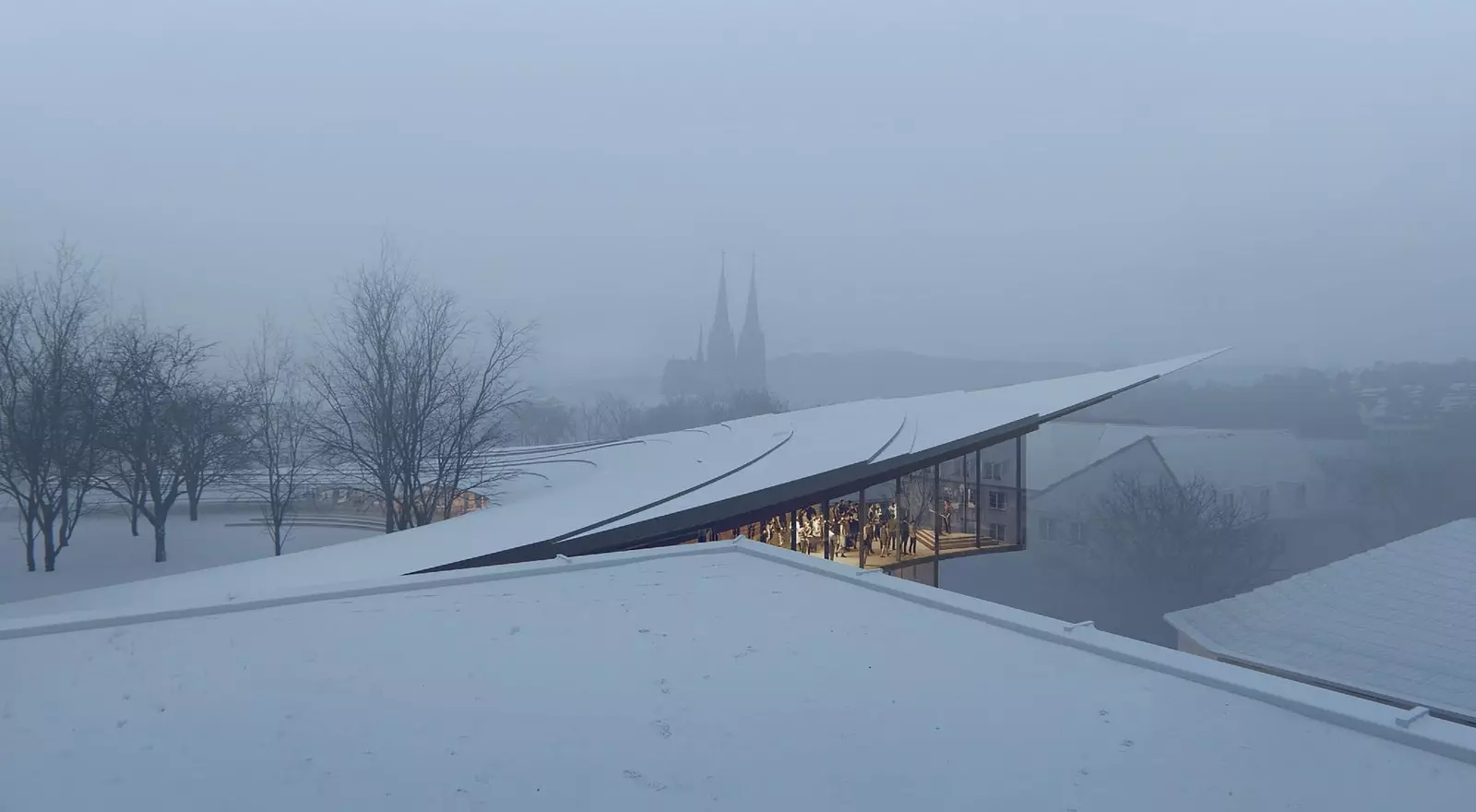 A biblioteca será o novo epicentro cultural de Skien