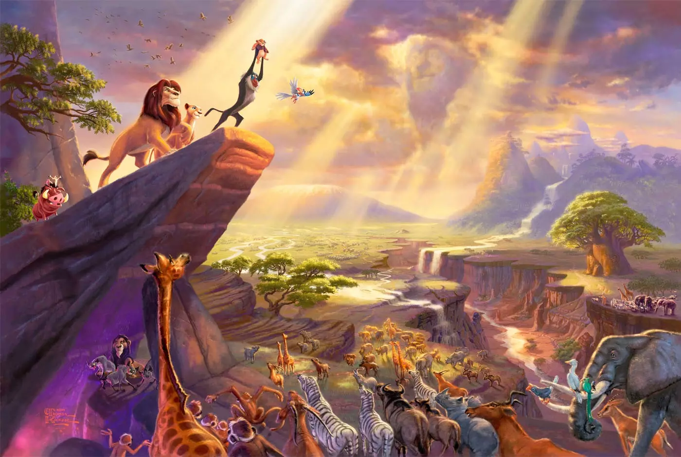 The Lion King Disney တွင် Pride Rock