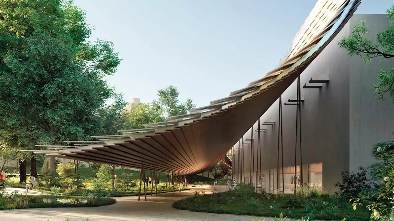 The Lisbon garden designed by Kengo Kuma where to activate the zen mode