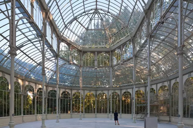 palácio de cristal por dentro