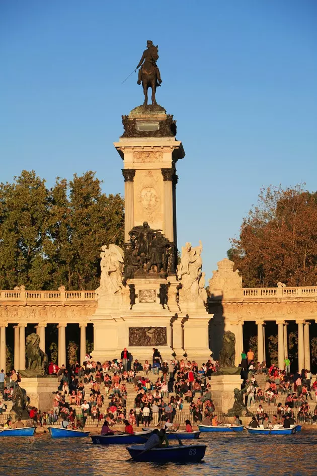 Teich im Retiro-Park